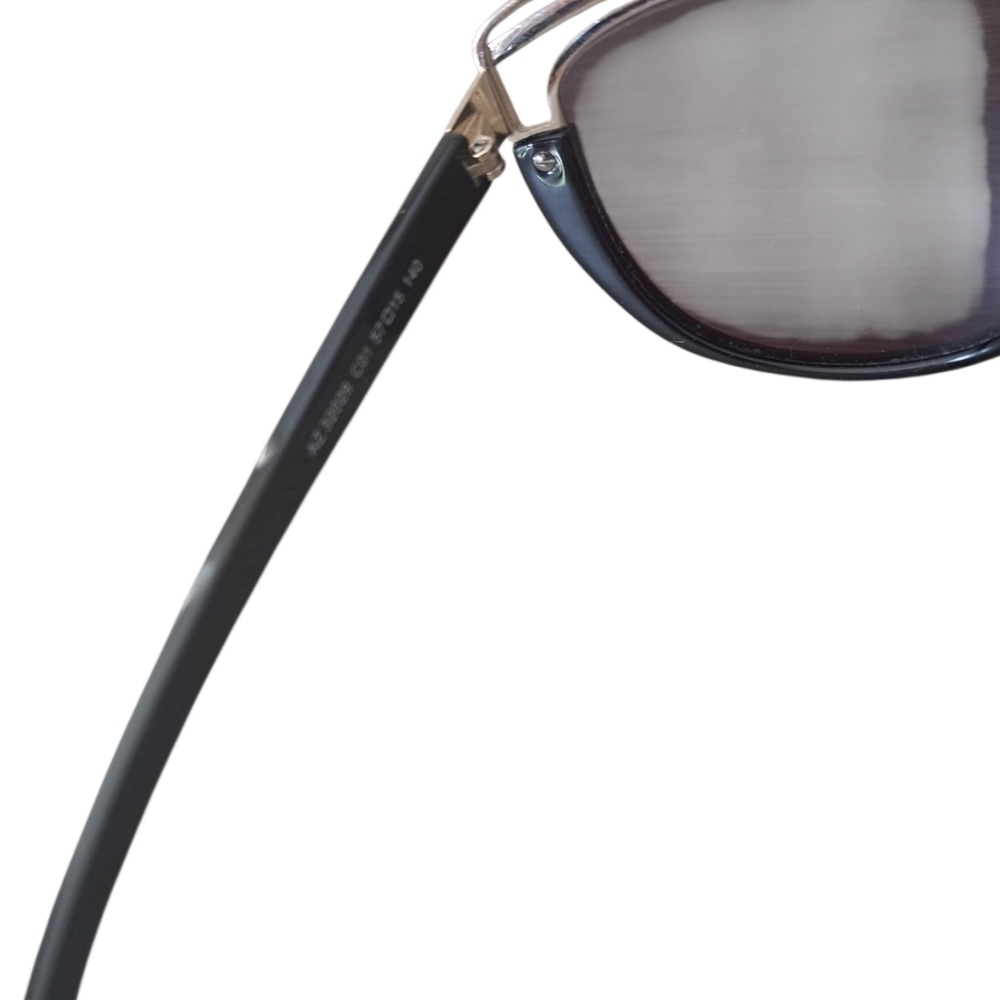 Azarro Paris Elegant Black and Gold Women's Sunglasses AZ 32029 - Picture 10 of 15